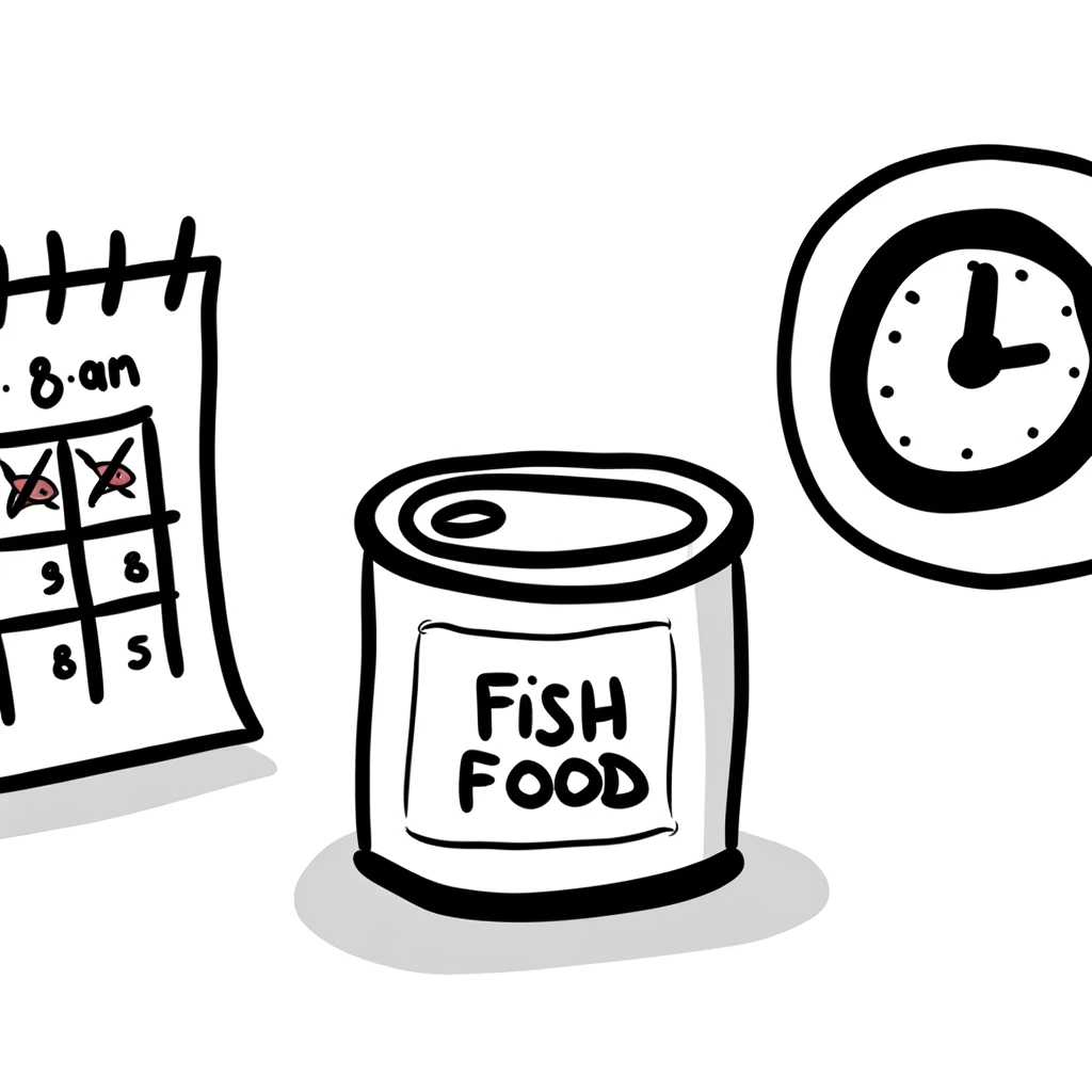 Wie oft Fische füttern?